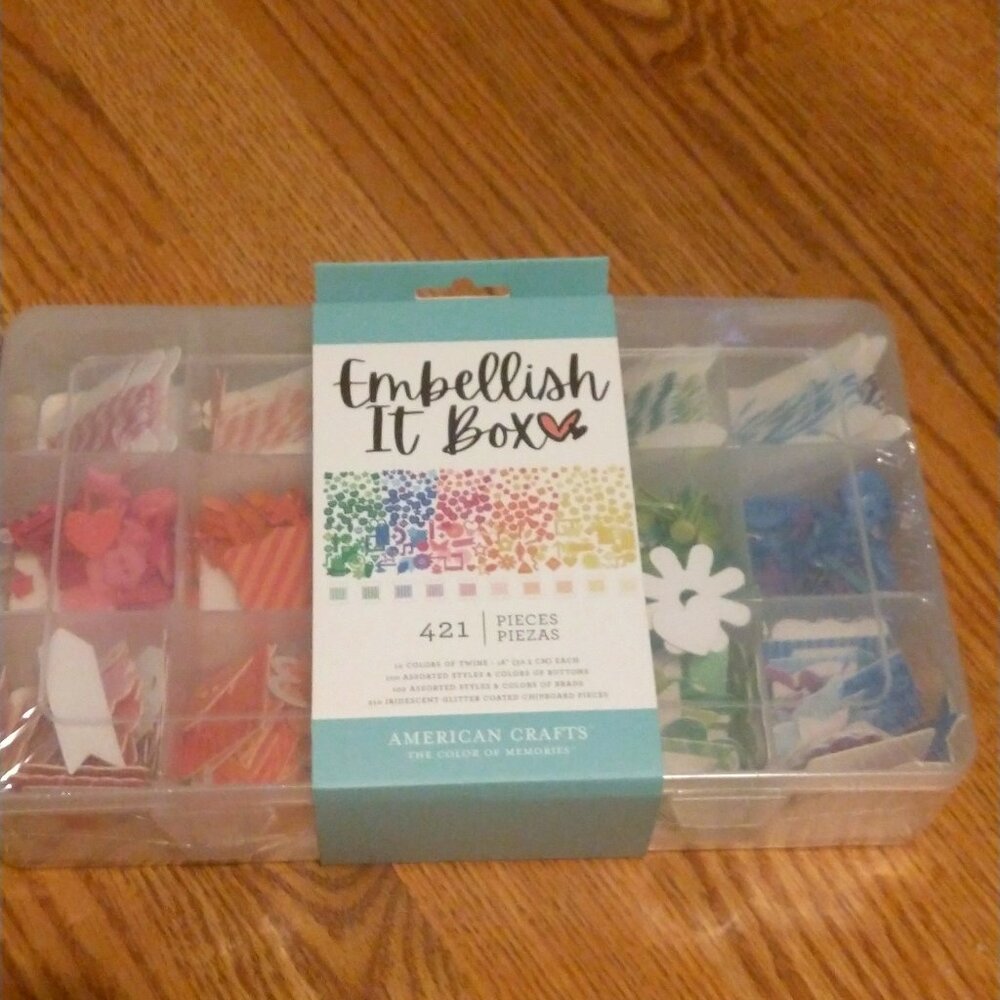 American Crafts Embellishment Box